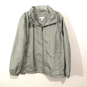 Pale Green Appleseed's Windbreaker Jacket, Size L